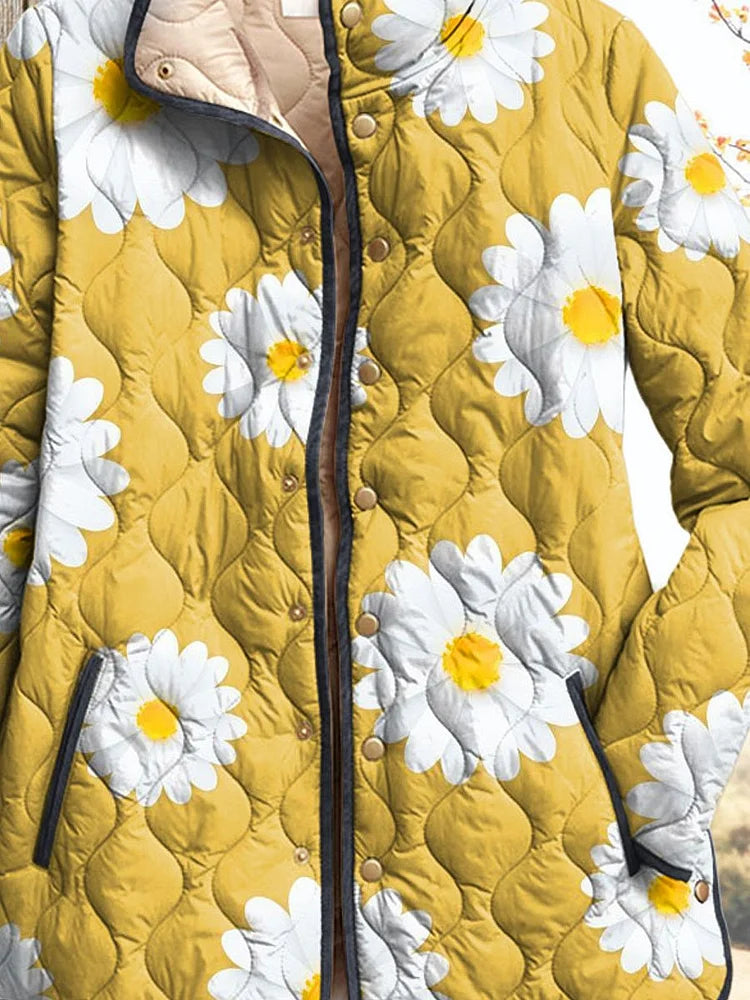 Zoey | Charming Daisy Pattern Women's Jacket