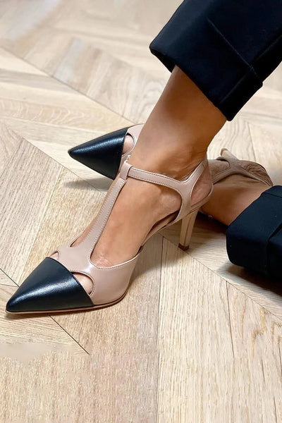 VALENTINA | BICOLOR DECOLLETE WITH STRAP