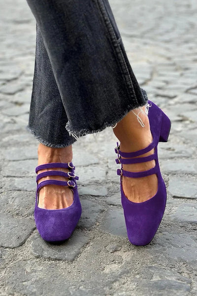 CAMILLA | BALLET FLATS WITH STRAPS