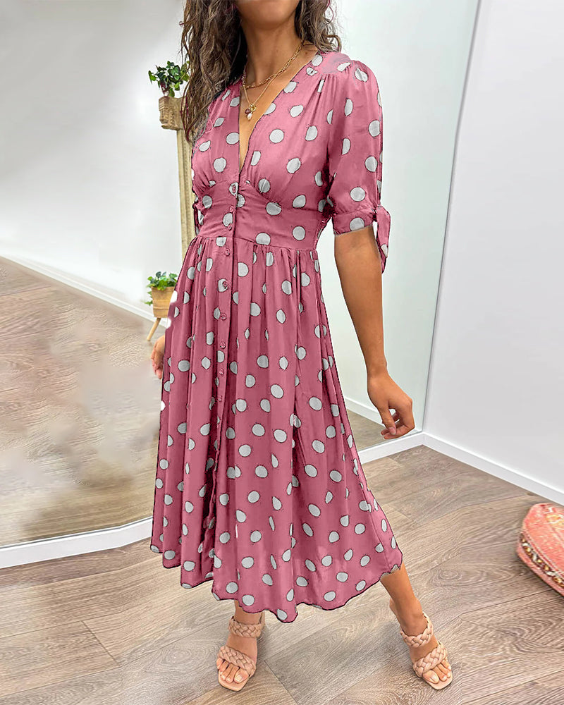 Monique | Chic Polka Dot Dress