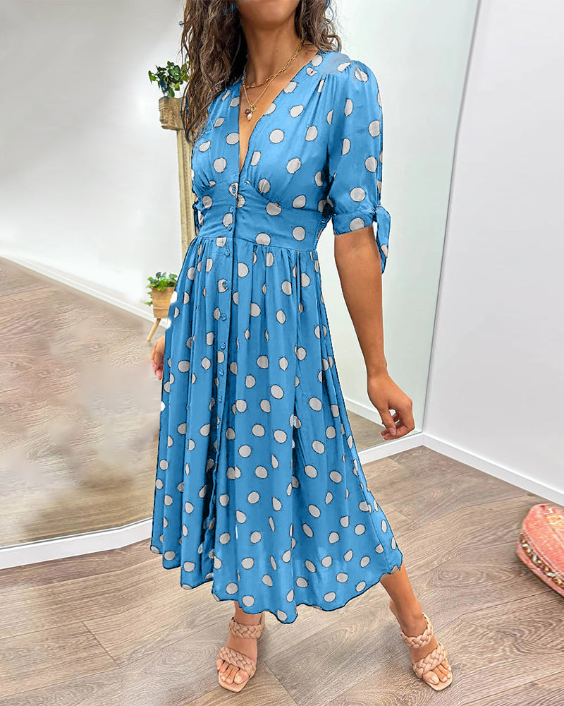 Monique | Chic Polka Dot Dress