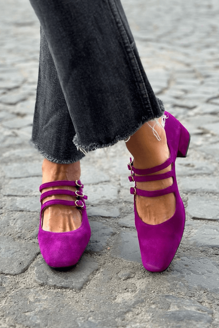 CAMILLA | BALLET FLATS WITH STRAPS