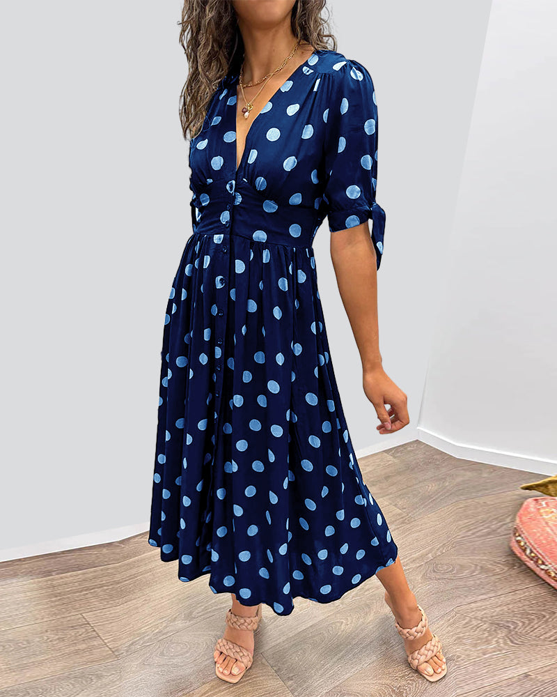 Monique | Chic Polka Dot Dress