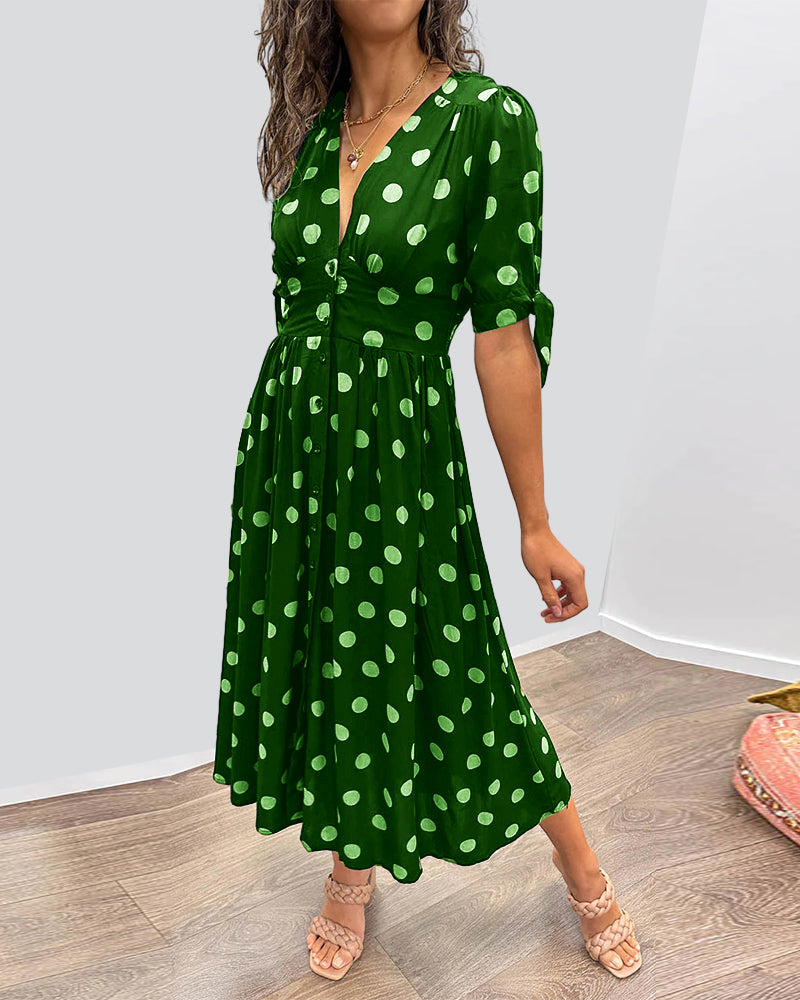 Monique | Chic Polka Dot Dress