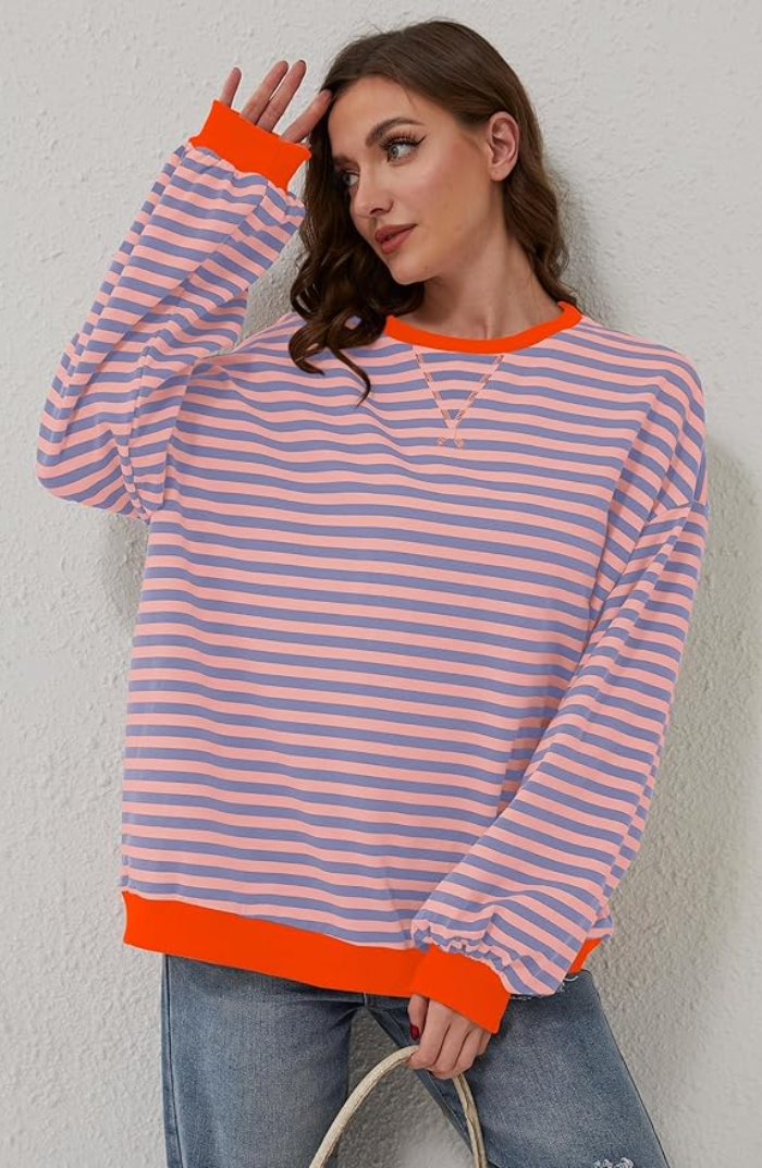 Alessia | Striped Oversized Sweater