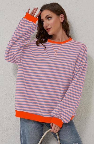 Alessia | Striped Oversized Sweater