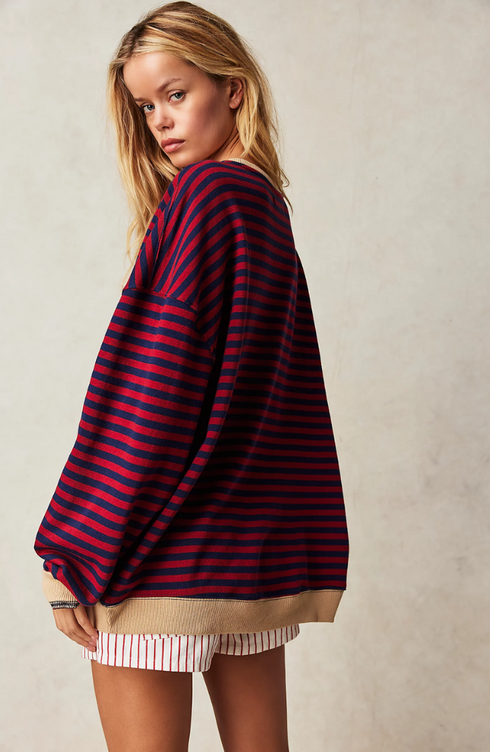 Alessia | Striped Oversized Sweater