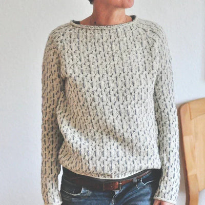 Vittoria | Elegant Gray Sweater