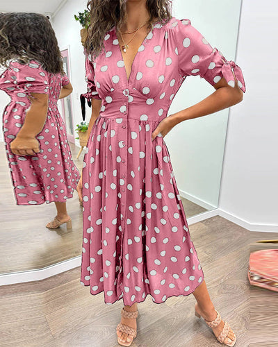 Monique | Chic Polka Dot Dress