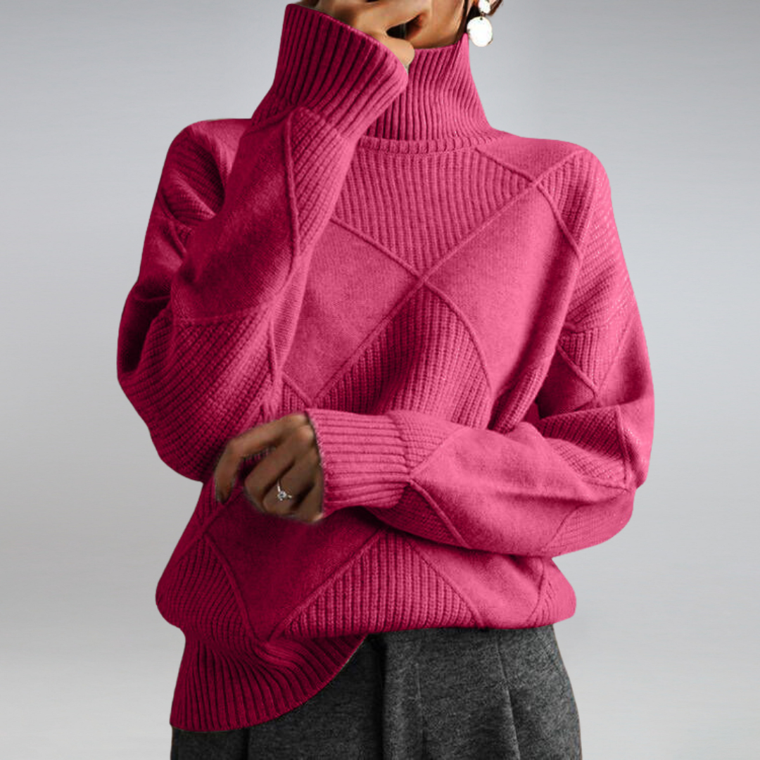 Adelaide | High Neck Sweater
