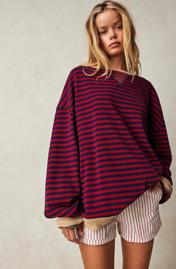 Alessia | Striped Oversized Sweater