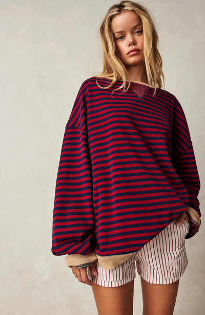 Alessia | Striped Oversized Sweater