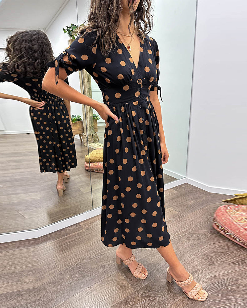 Monique | Chic Polka Dot Dress