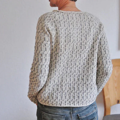 Vittoria | Elegant Gray Sweater