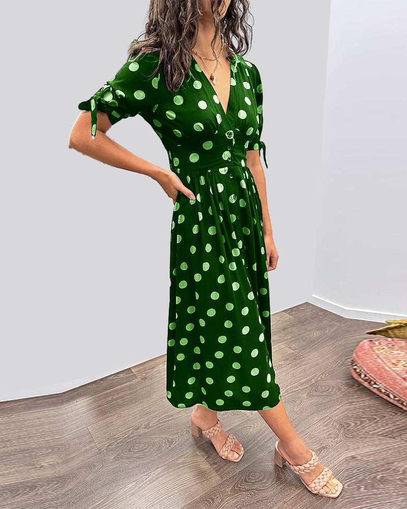 Monique | Chic Polka Dot Dress
