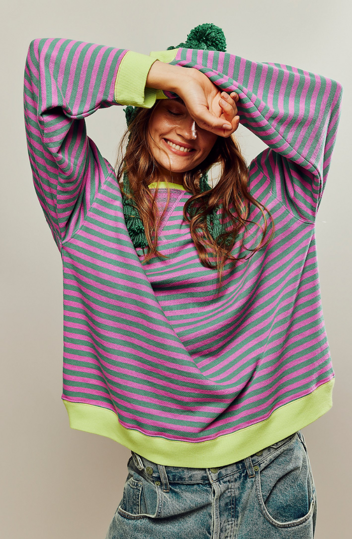Alessia | Striped Oversized Sweater