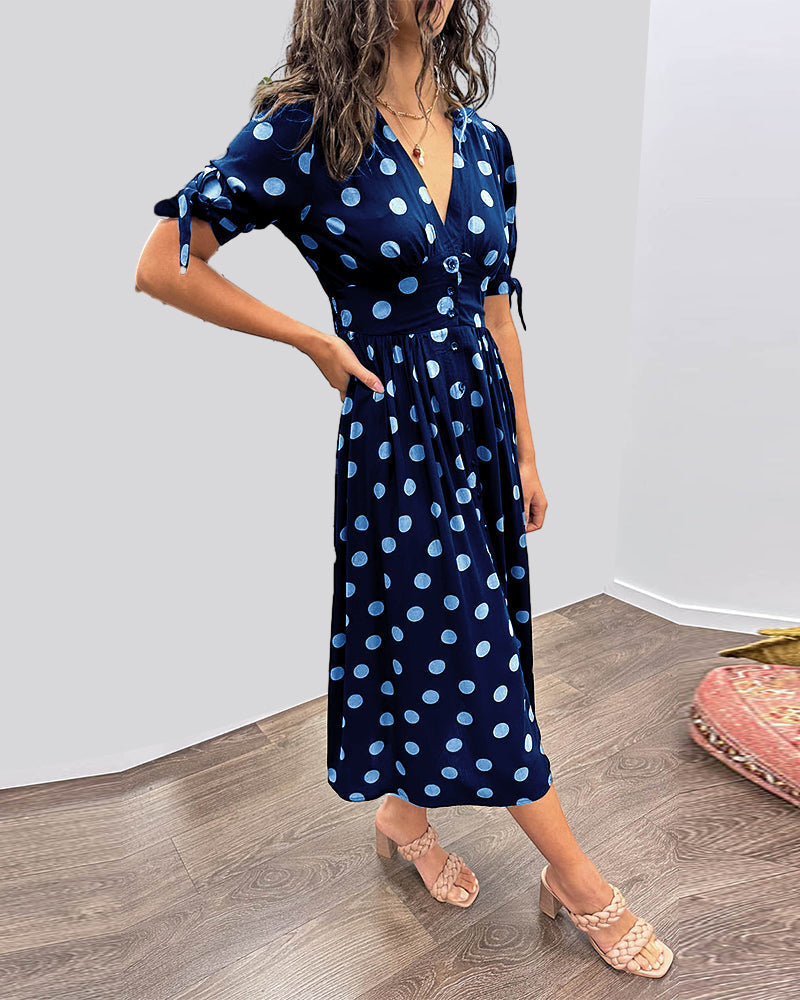 Monique | Chic Polka Dot Dress