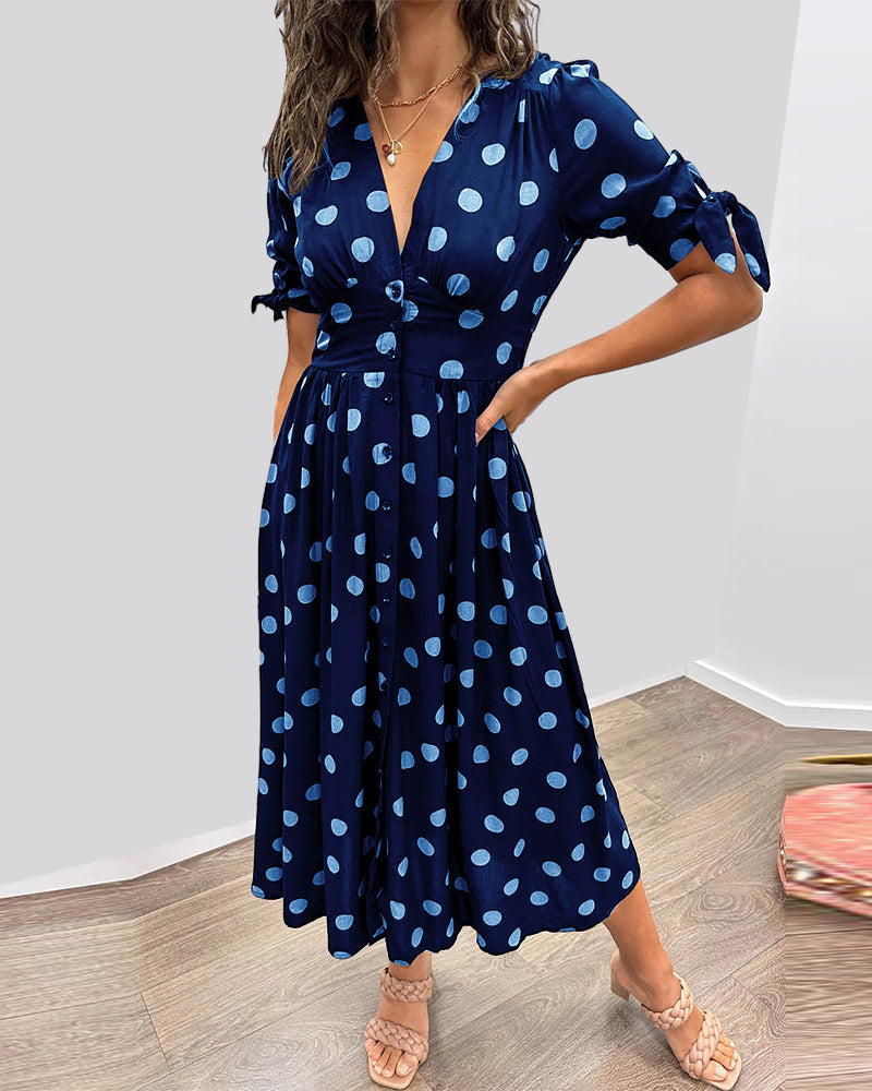 Monique | Chic Polka Dot Dress