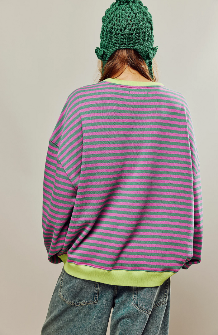 Alessia | Striped Oversized Sweater