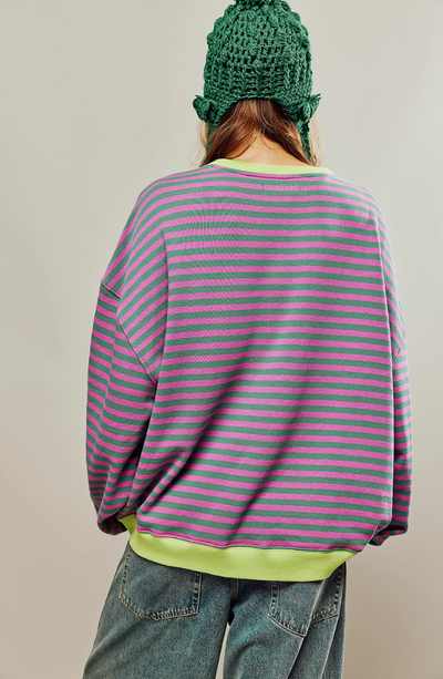 Alessia | Striped Oversized Sweater