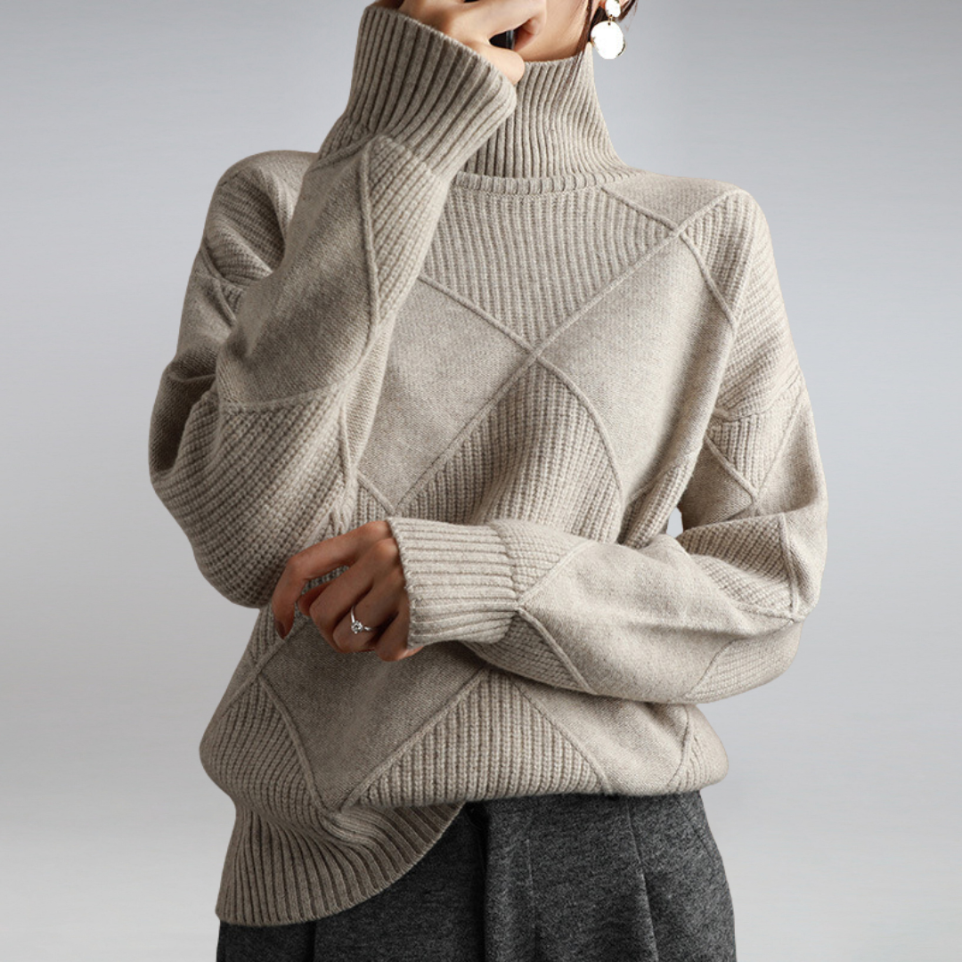 Adelaide | High Neck Sweater