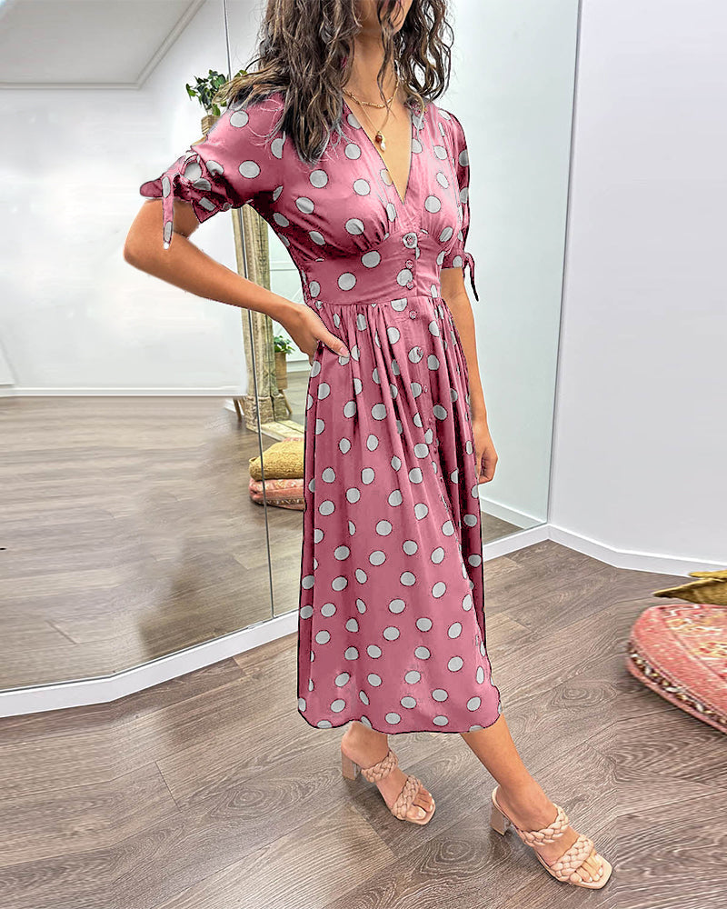 Monique | Chic Polka Dot Dress