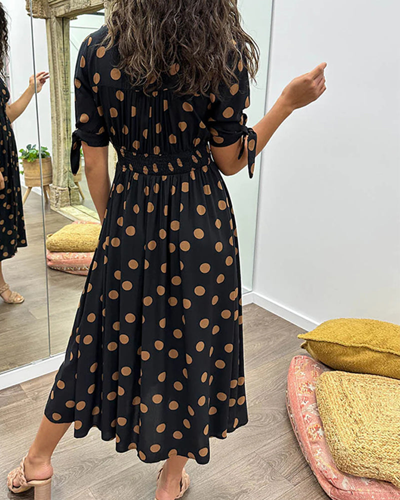 Monique | Chic Polka Dot Dress