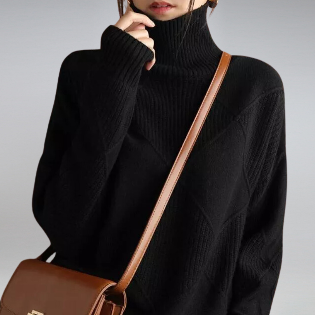 Adelaide | High Neck Sweater