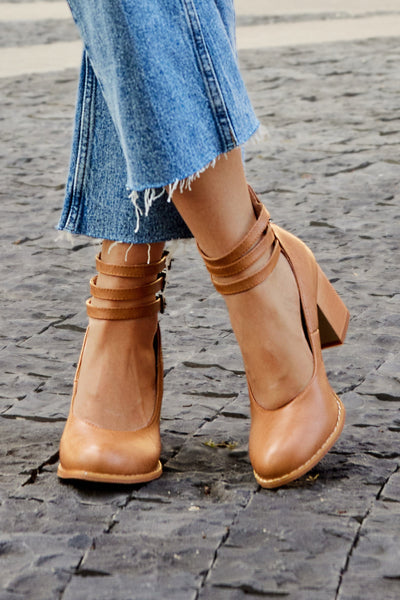 Elisa™ | Smooth Heeled Sandals