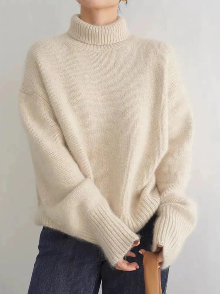 Agnes | High Neck Sweater