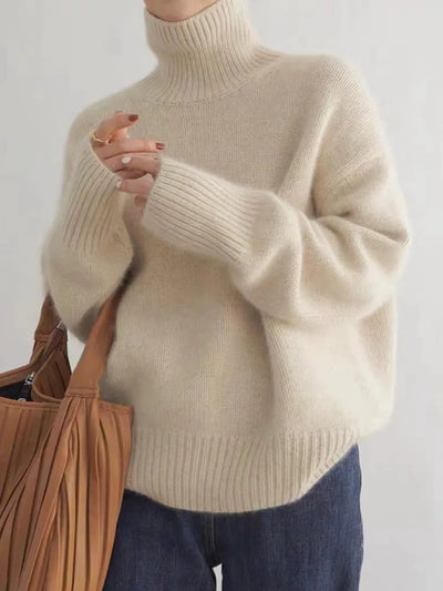 Agnes | High Neck Sweater