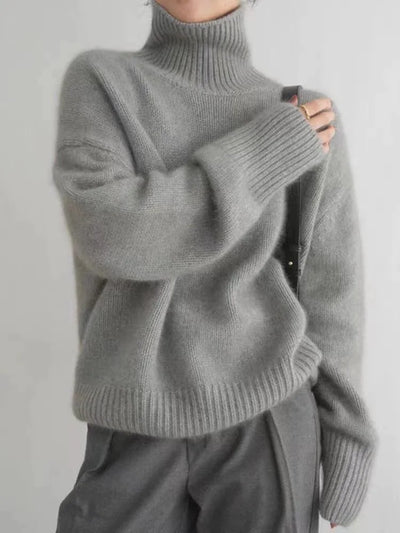 Agnes | High Neck Sweater