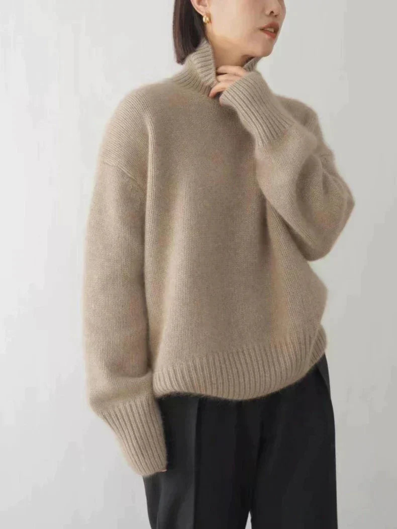 Agnes | High Neck Sweater