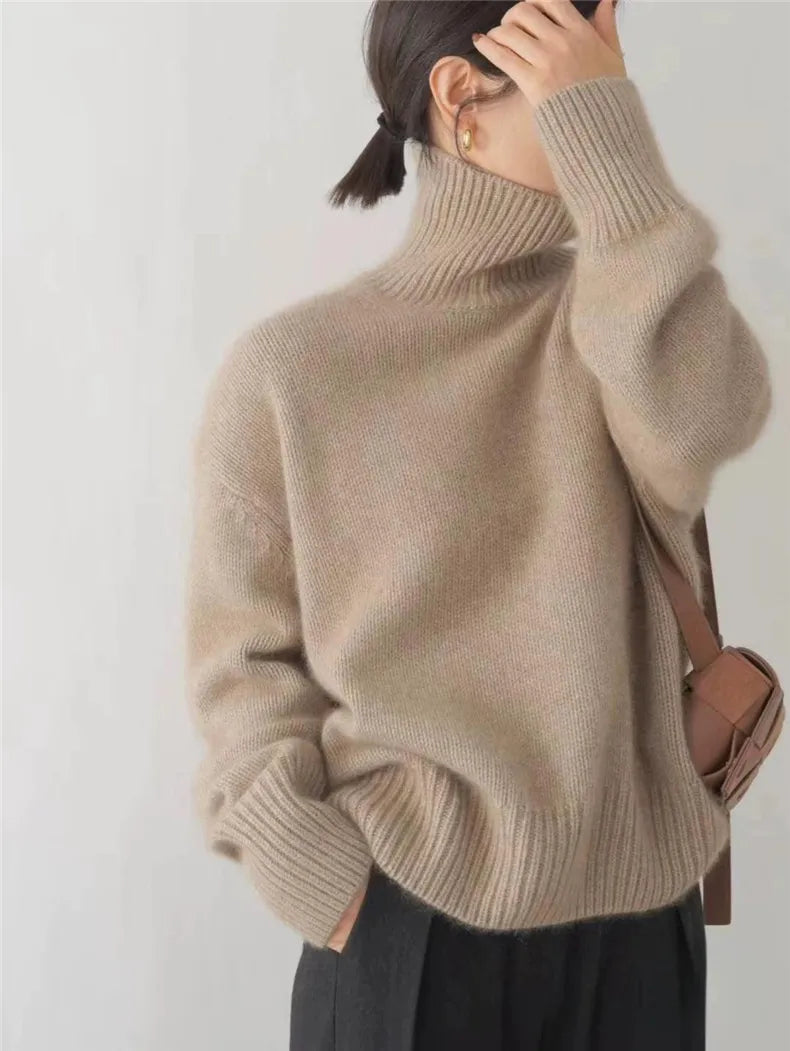 Agnes | High Neck Sweater
