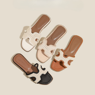 Camille Raphia – Elegant Sandals