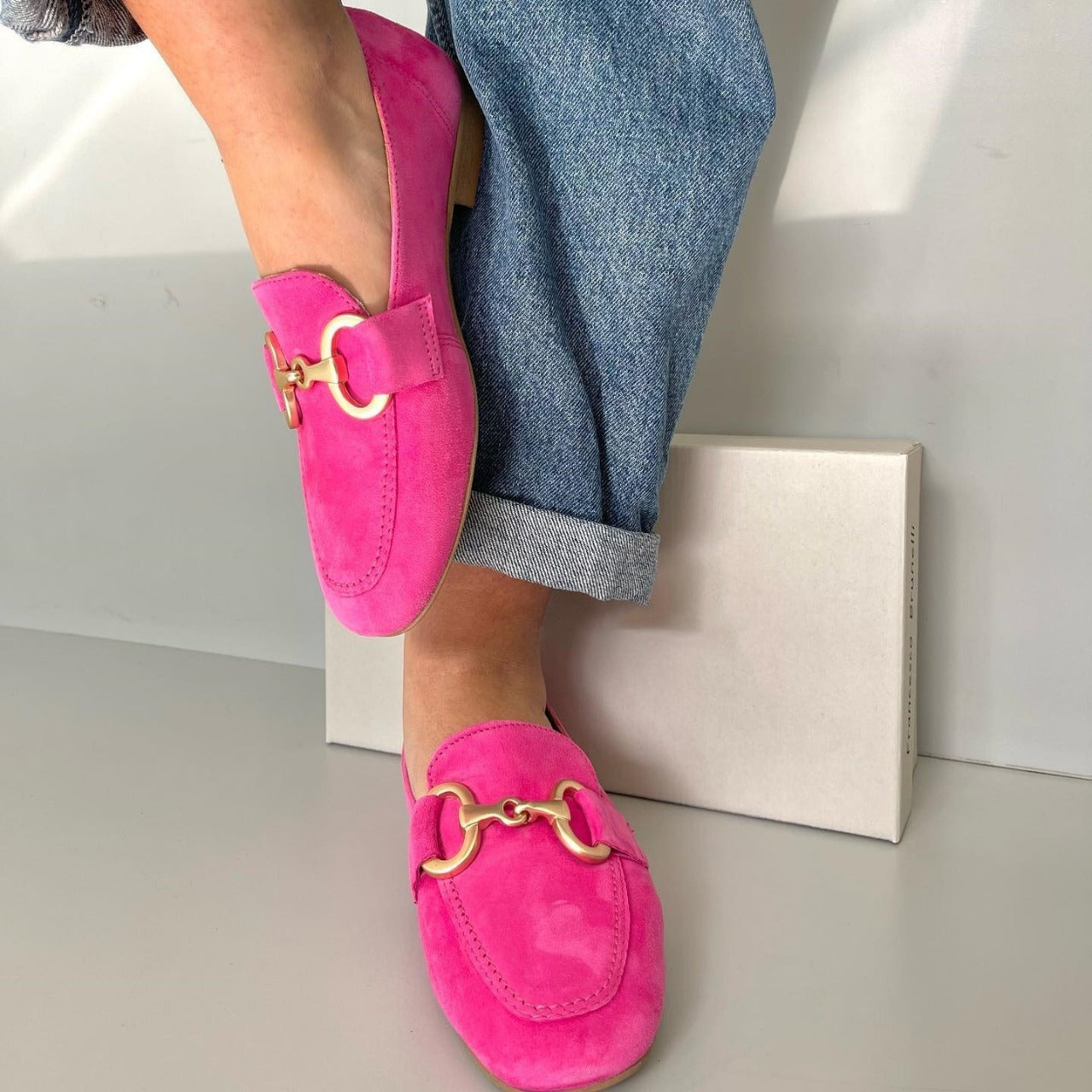 Belinda | Stylish Loafers Featuring Elegant Gold Accents