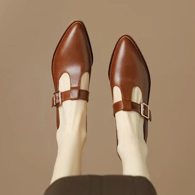 Irene | Leomara Stiletto Mary Janes