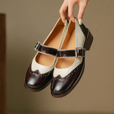 Evelyn | Mary Janes Miana Leather
