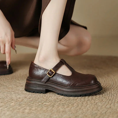 Chiara | Elegant Mary Jane Shoes in High-Quality Leather