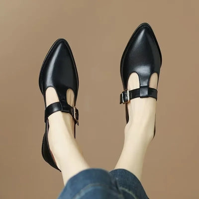 Irene | Leomara Stiletto Mary Janes