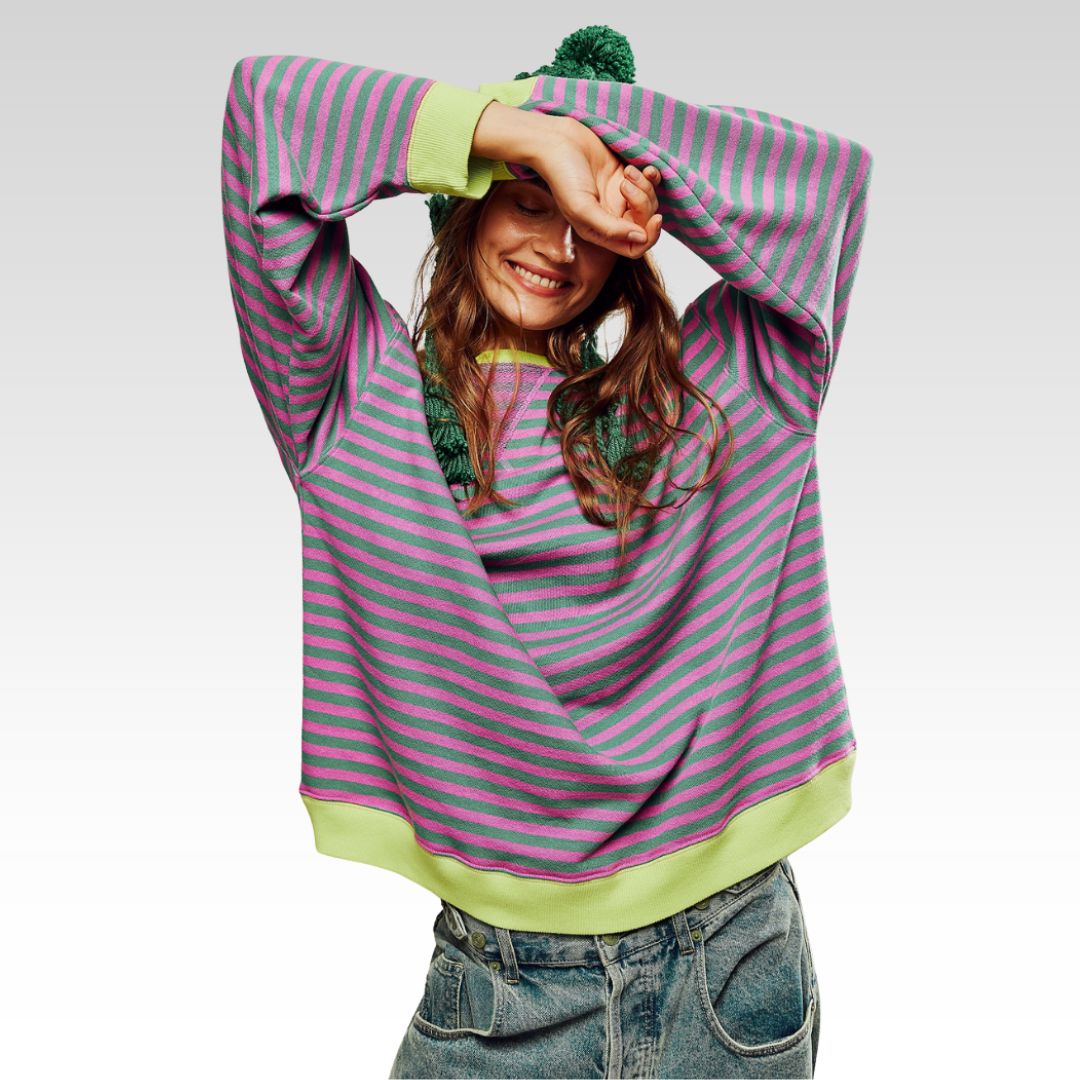Alessia | Striped Oversized Sweater