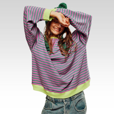 Alessia | Striped Oversized Sweater