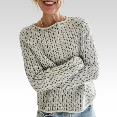 Vittoria | Elegant Gray Sweater