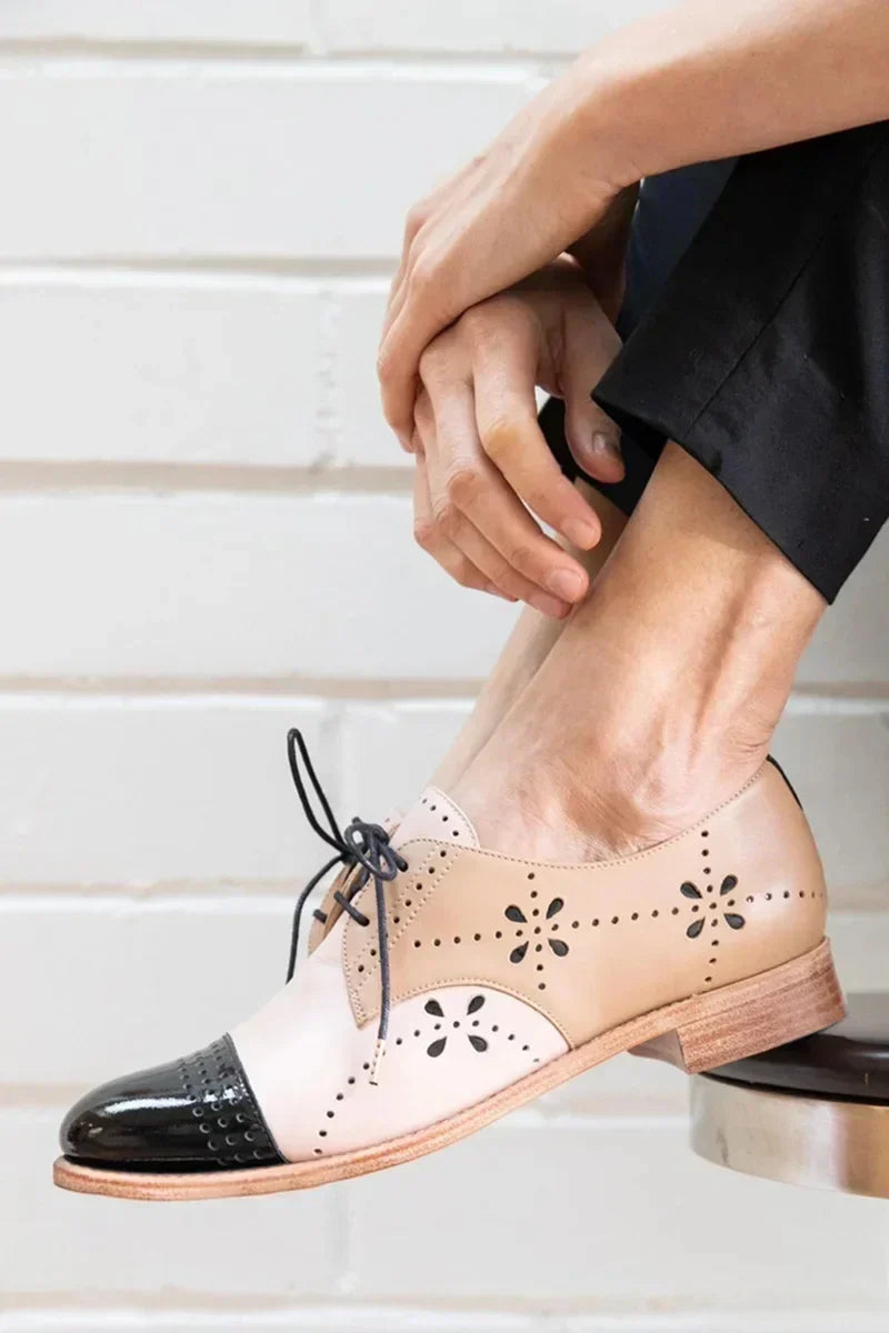 Desiree | Bicolor Oxford Shoes