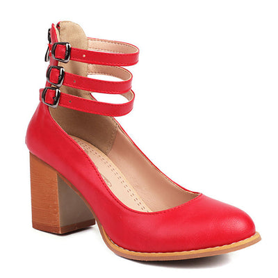 Elisa™ | Smooth Heeled Sandals