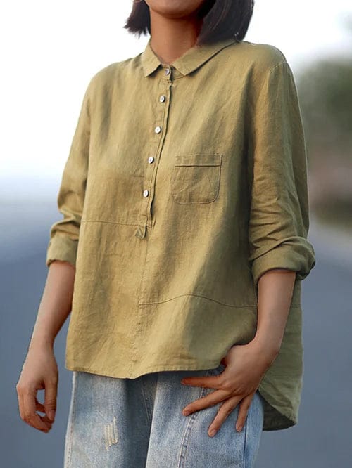 Esther | Elegant Button Blouse