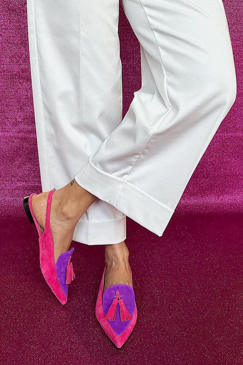 Tessa | Slingback Shoes with Tassels
