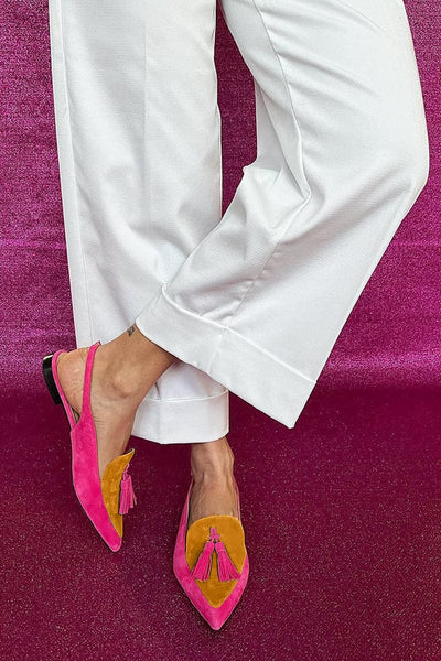 Tessa | Slingback Shoes with Tassels