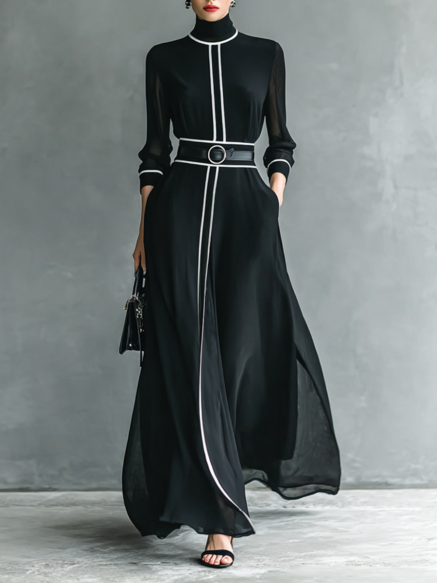 Elara | Elegant Chiffon Maxi Dress