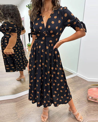 Monique | Chic Polka Dot Dress
